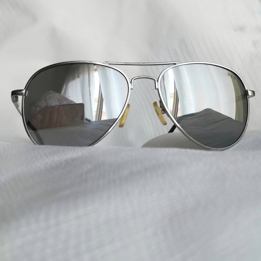 Marc NY Aviator Shades Mirror Finish - Picture 2 of 8